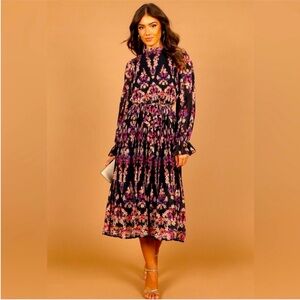 🎉HP🎉NEW Flying Tomato Pleated Floral Maxi Dress NWT